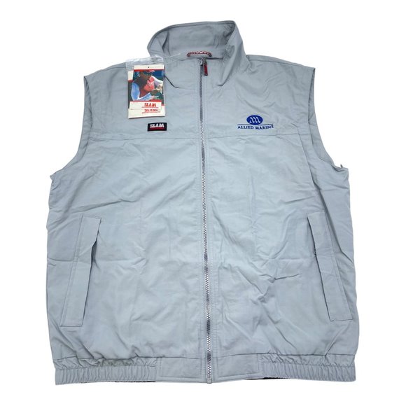 SLAM ATS Summer Sailing Vest Men's Sportswear Italian Sailing Full Zip FIV - Picture 1 of 9